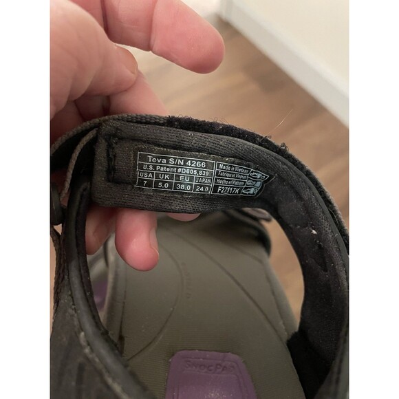 TEVA TIRRA BERING SEA WALKING HIKING ATHLETC WOMEN'S SANDALS SIZE US 7 Purple - Picture 5 of 5